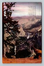 Mariposa CA-California, Yosemite National Park, Aerial, c1949 Vintage Postcard picture