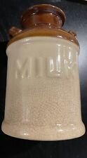 Vintage Ceramic Milk Jug - Glazed Stoneware - picture