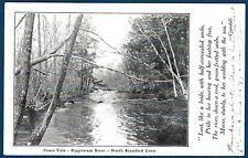 North Stamford CT-Connecticut, Peace Vale - Rippowam River , Antique Postcard picture
