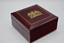 VINTAGE Classic Classy British Coasters - Set of 8 in matching burgundy box picture