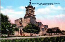 Postcard Mission San Jose Second Mission Built 1718 San Antonio Texas picture