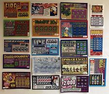 Connecticut  Instant SV Lottery Tickets,  18 different tickets, no cash value picture