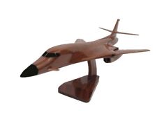 B-1 B-1B Lancer USAF Air Force Rockwell Bomber Mahogany Wood Wooden Model New picture