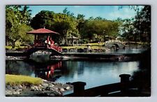 Hilo HI- Hawaii, Liliuokalani Park, Antique, Vintage Souvenir Postcard picture
