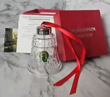 Waterford Crystal 2000 Millennium Bell Christmas Ornament 106958 Germany Y2K NIB picture