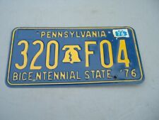 Pennsylvania 1976 Bicentennial State License Plate 320 F04 picture