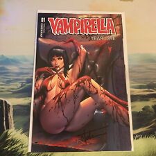 Vampirella Year One #1 Signed Tyler Kirkham Exclusive Trade Variant w/COA picture