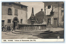 c1940's Fountain of Pianoscarano Viterbo Lazio Italy RPPC Photo Postcard picture