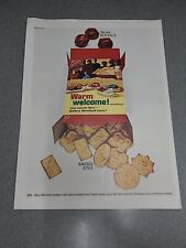 Nabisco Welcome Crackers Italian Meatball Vintage Print Ad 1964 10x13  picture