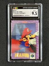 1996 Kellogg’s Nintendo 64 Mario Blocks CGC 9.5 Mint + picture