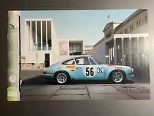1972 Porsche 911 S 2.5 Coupe Showroom Advertising Poster - RARE Awesome L@@K picture