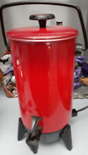 VINTAGE Mirro-Matic Electric Percolator 22 Cup Model M9293-69 Red picture