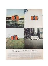 PRINT AD 1969 VW VOLKSWAGEN CAMPMOBILE Shop Garage Decor Art Full Color picture