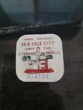 Vintage Sea Isle City New Jersey 1989 Season Beach Tag picture
