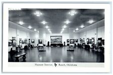 c1950's Museum Interior Painting Frank Philips Ranch Woolaroc Oklahoma Postcard picture