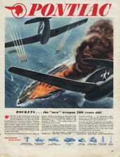 Rockets - the new weapon 700 years old Douglas SBD Dauntless: Pontiac ad 1945 picture