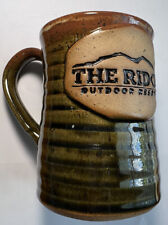 Appalachian Ceramics 14oz Mug - The Ridge Outdoor Resort - Brown/Olive NEW picture