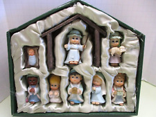 Oh So Sweet Little Children 9 Piece Christmas Nativity Figurines picture