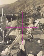 1930s ACTRESS GERTRUDE MICHAEL LEGGY 8X10 PHOTO LEGS FEET TOES A-GMIC picture