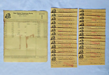 VTG 1961 First National Bank Balance Sheet & Canceled Checks Pittsburg TN #P2 picture
