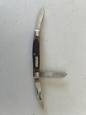 Vintage Schrade USA 3- Blade Old Timer 340T Pocket Knife Maritime Northeast picture