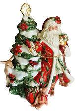 Fitz & Floyd Cardinal Christmas Cookie Jar NIB #49-751 Is 11.75