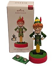 2019 Hallmark Keepsake Elf Son of a Nutcracker Magic Sound Christmas Ornament picture