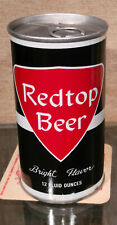 1971 BOTTOM OPENED  RED TOP PULL TAB BEER CAN  STEEL ASSOCIATED BREWING 3 CITY picture
