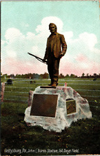 Gettysburg Pennsylvania~John L Burns Statue~Vintage Postcard picture