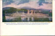 The New Steamer Hendrick Hudson - The Hudson River Day Line Advert Postcard UNP  picture