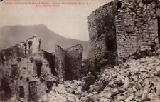 Vintag Postcard Italian Earthquake Scene A Ragged Picturesque Dead Sicilian Town picture