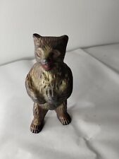 Antique Hubley Cast Iron BEAR Standing Bank picture