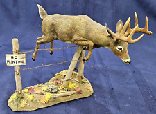 Danbury Mint Out Of Bounds Curtis Christensen Whitetail Buck Deer Sculpture picture