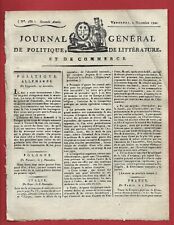 1791 RARE REVOLUTION GENERAL JOURNAL OF LITERATURE AND TRADE POLICY picture