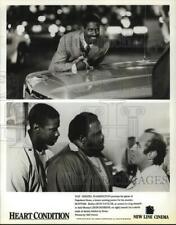 1989 Press Photo Denzel Washington, Ron Taylor, Bob Hoskins in 