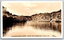RPPC~Cumberland Falls Kentucky~General View On The River~Real Photo Postcard picture