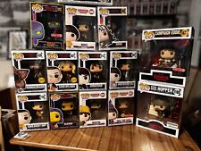 Funko Pop STRANGER THINGS LOT OF 14, 5 Exclusives, 2 Chases, Vaulted w/Protector picture