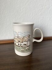Vintage Dunoon Scotland Village Bone China Cup Mug Thatched Cottages Country  picture