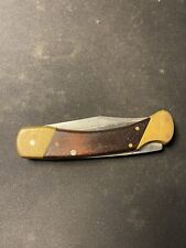 AUTHENTIC SCHRADE PLUS LB7 SINGLE BLADE FOLDING BUCK KNIFE picture