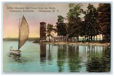 1937 Miller Memorial Bell Tower North Chautauqua Institution New York Postcard picture