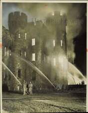 1931 Press Photo Fire blazes at Buffalo, New York Armory - nei61890 picture