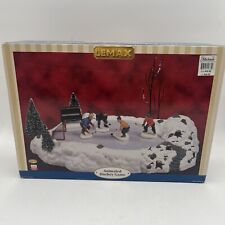 Lemax Village Collection Animated Hockey Game Christmas RETIRED 2001 No Adapter picture