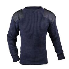 Genuine British Army Jumper Work Combat Pullover Wool Royal Navy Cadet Sweater picture