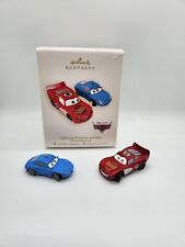 Hallmark Keepsake Lightning McQueen And Sally 2 Pack Ornaments 2007 Pre-Owned picture