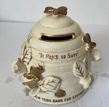 Promotional Vintage “The New York Bank For Savings “ Beehive Saving Bank picture