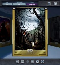 Topps Star Wars Card Trader Illustrated Wave 17 GOLD Ahsoka Tano & Grogu Digital picture