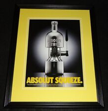 1995 Absolut Citron Squeeze Framed 11x14 ORIGINAL Advertisement B picture