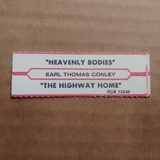 EARL THOMAS CONLEY Heavenly Bodies JUKEBOX STRIP Record 45 rpm 7