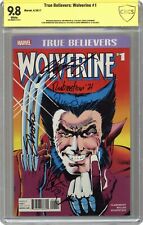 True Believers Wolverine #1 CBCS 9.8 SS 2017 picture