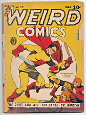 Weird Comics #12  Early super-hero comic, Rare  Sorceress of Zoom story picture